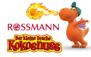 Der kleine Drache Kokosnuss hat mit Rossmann einen weiteren Lizenzpartner gewonnen